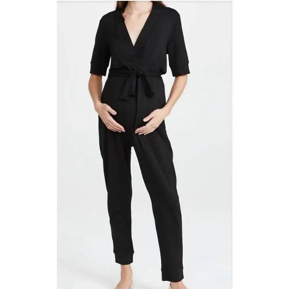 Hatch Maternity Nurse To Errands Jumpsuit in black sz 1 (US Small)